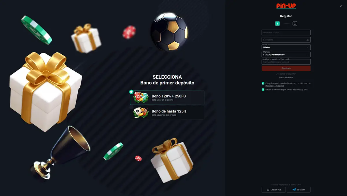 Cómo registrarse en PinUp casino y acceder a tu cuenta